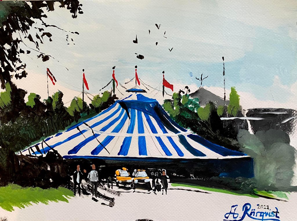 Konstnär Andreas Rörqvist Konst Cityscape Stadsmotiv Parismålning