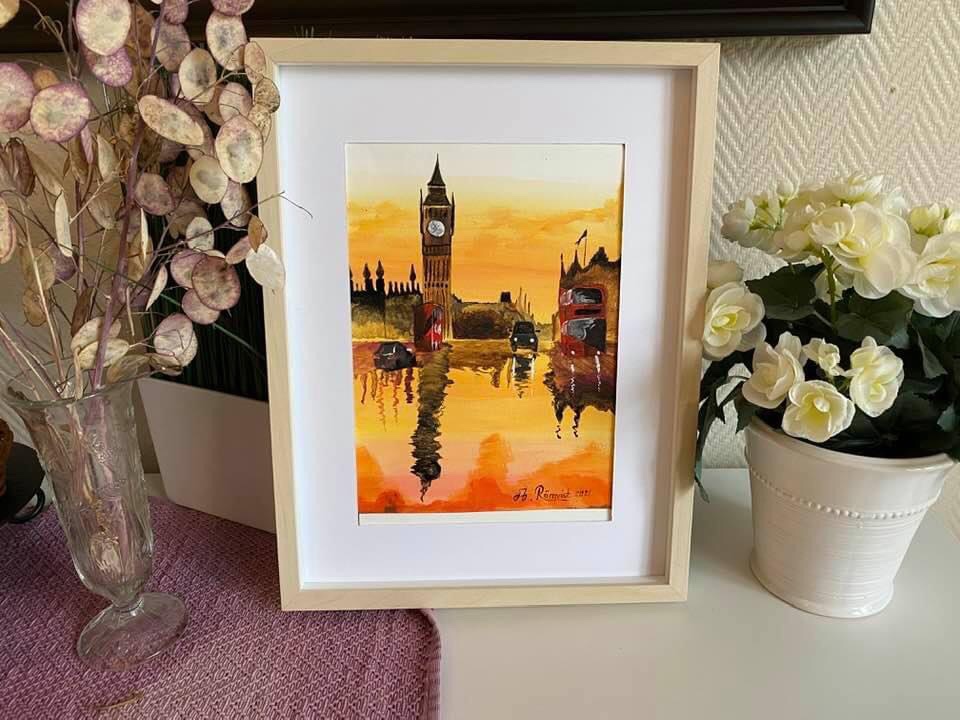 London Bridge Stadsmotiv Cityscape UK Andreas Rörqvist Konst Tavlor Konst 