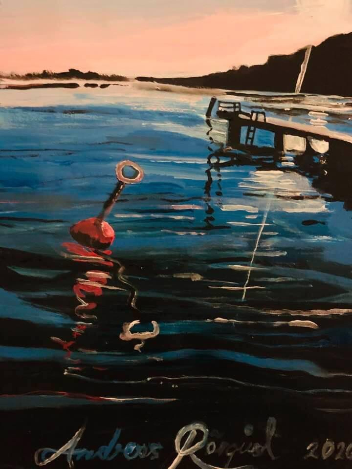 Konst Rörvik Näset Ganlet Badplatser Göteborg Konstnär Andreas Douglas Rörqvist Art Skärgård Rörviksbadet Göteborgsmotiv 