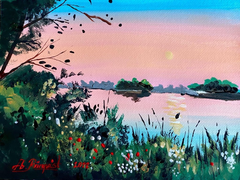 Konstnär Andreas Rörqvist Västkusten Skärgårdsmotiv Bohuslän Fårö Göteborgs Skärgård Konst Skärgård GBG Bohuslän 