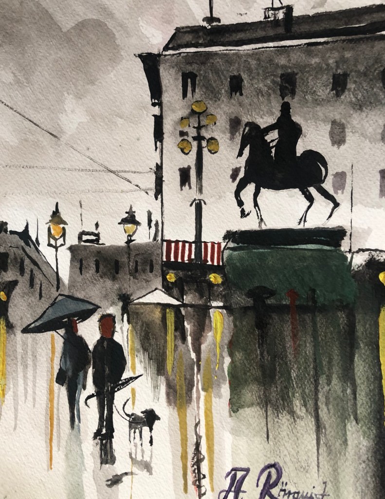 Cityscape Belgrad Square Torg Serbien Serbia Streetart Statyer Konst Andreas Rörqvist 