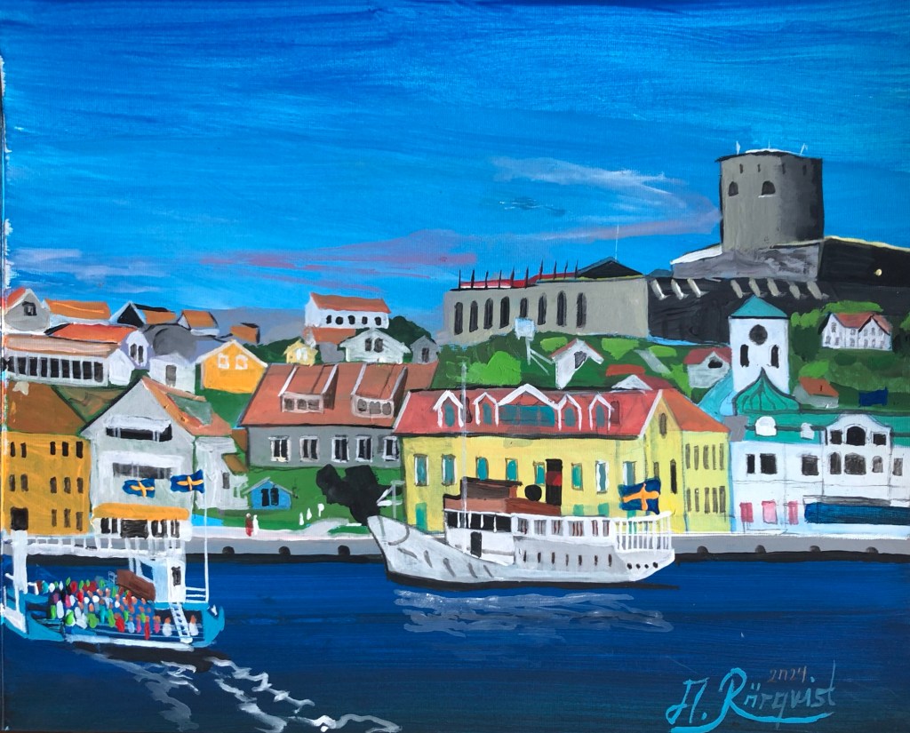 Konstnär Andreas Rörqvist Marstrand Carlstens Fästning Art Sweden Kungälv Västkusten Havet Bohuslän Skärgård Båtliv Bohuskusten Konstverk Lasse Maja Carlstens Fästning Konst