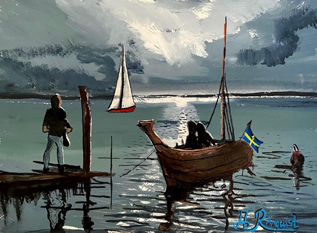 Gerlesborg, Bohuslän Konstnär Andreas Rörqvist Skärgård Västkusten Havet Konst