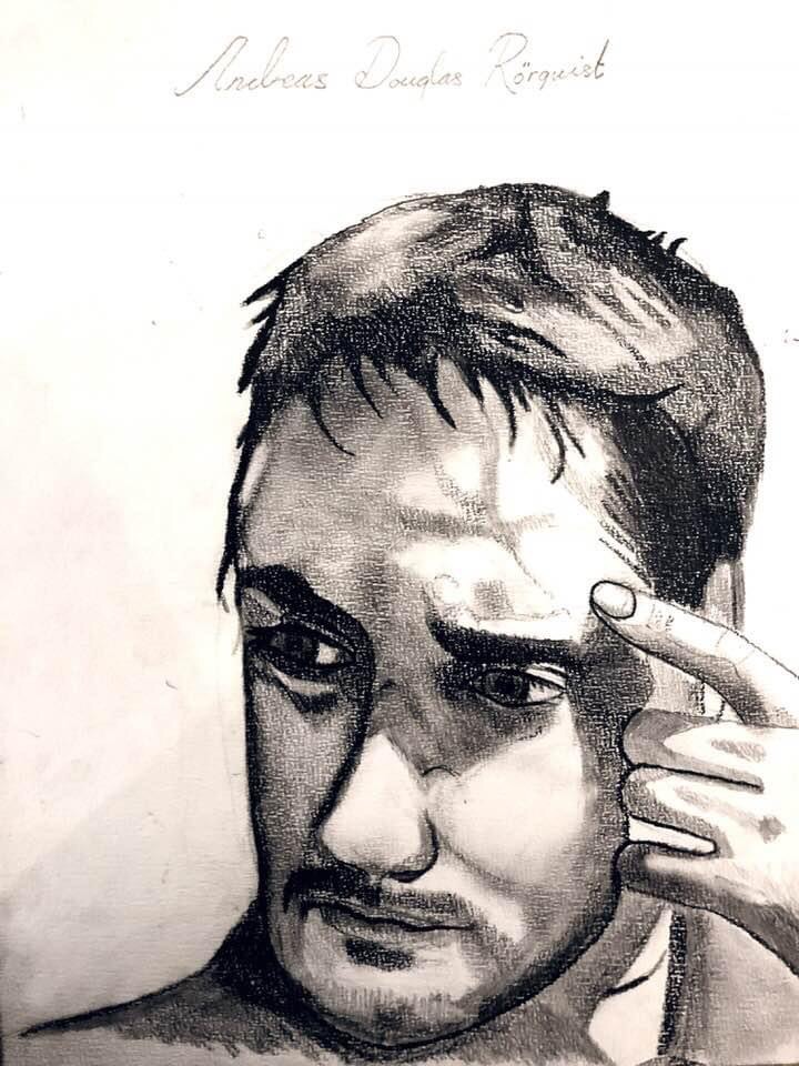 Andreas Rörqvist Skiss Teckning Porträtt Konst Art Sketch Portraits