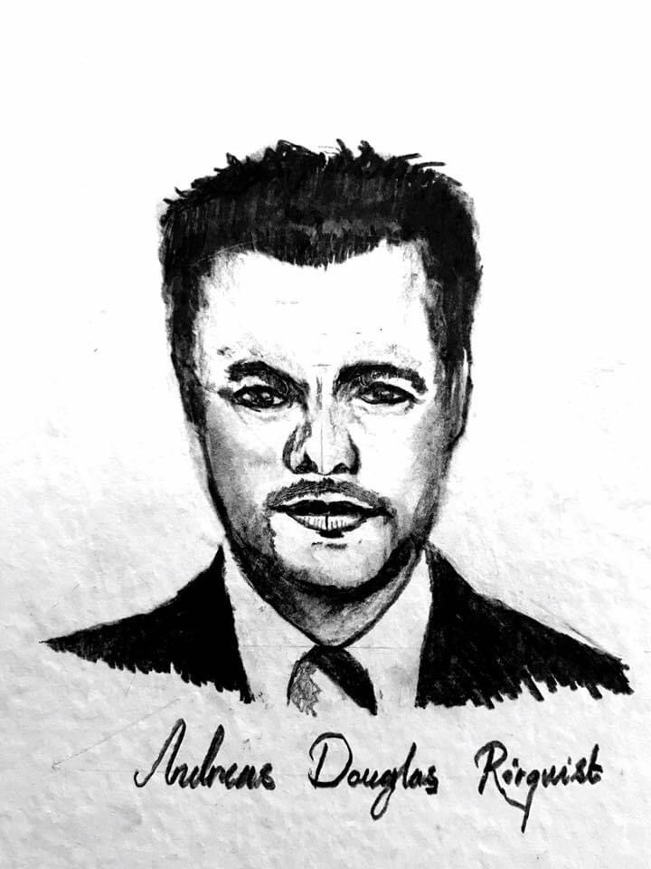 Titanic Jack Porträtt Porträtter Konst Andreas Rörqvist Konstnär Teckning Skiss