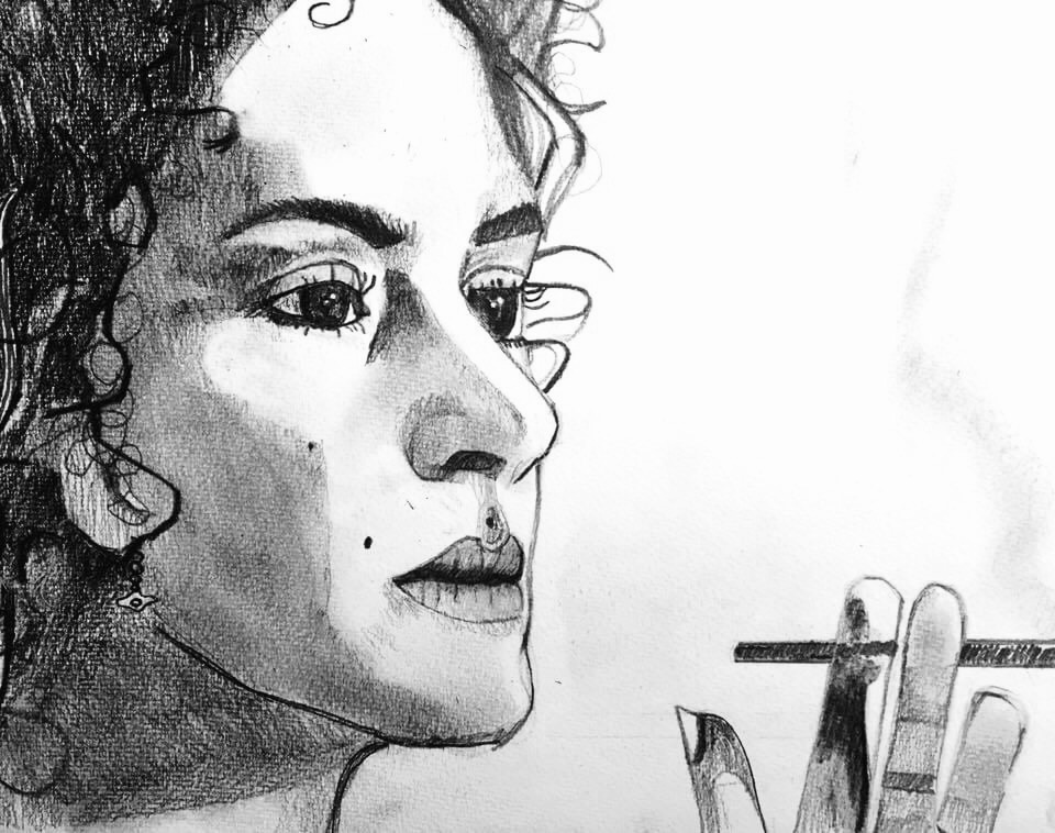 Skådespelare Kate Winslet ÅR2016 Konstnär Andreas Rörqvist Porträtt Konst Porträtt Porträtter Titanic Skiss Kate Winslet Titanic