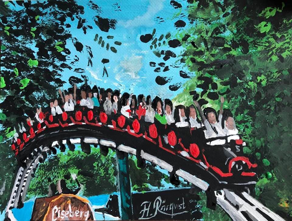 Liseberg Andreas Rörqvist Göteborg Nöjespark Lisebergbanan Flumeride Konst Cityscape 