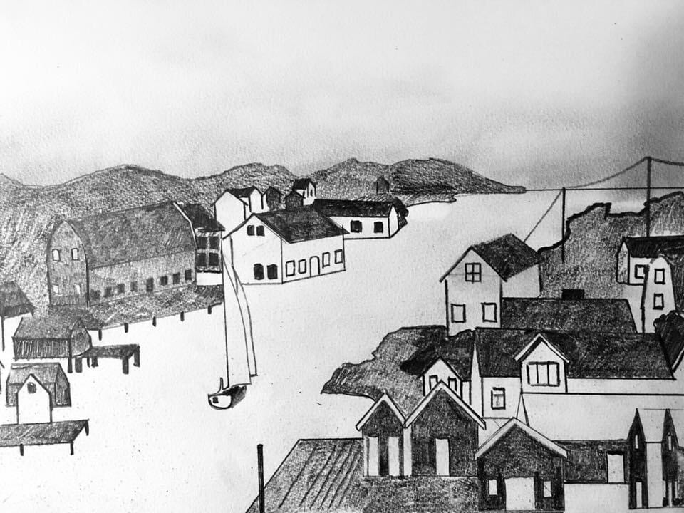 Bohuslän Västkusten RMS Titanic Skiss Andreas Rörqvist Teckning Art Sketch Rita