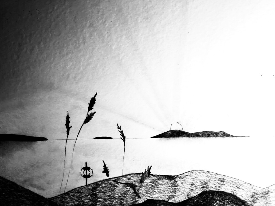 Näset Göteborg Skiss Teckning Art Andreas Rörqvist