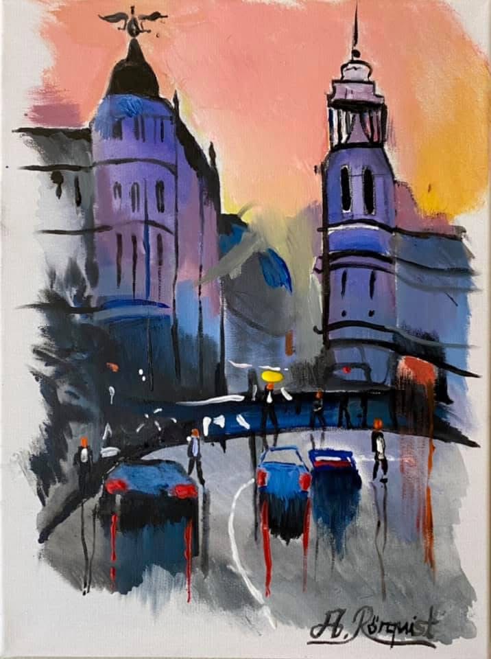 Konstutställning Galleria Andreas Rörqvist Streetart Konst Kultur Cityscape Stadsmotiv