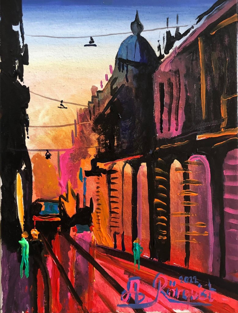 Paris Konst Andreas Rörqvist Stadsmotiv Cityscape Parismålningar Parismålare 