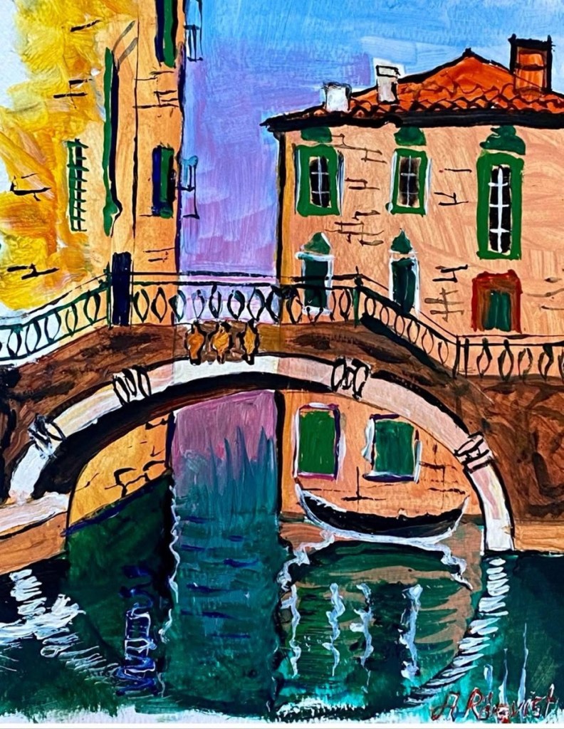 Konstnär Andreas Rörqvist Venedig Cityscape Stadsmotiv Realism Inspiration Konst 